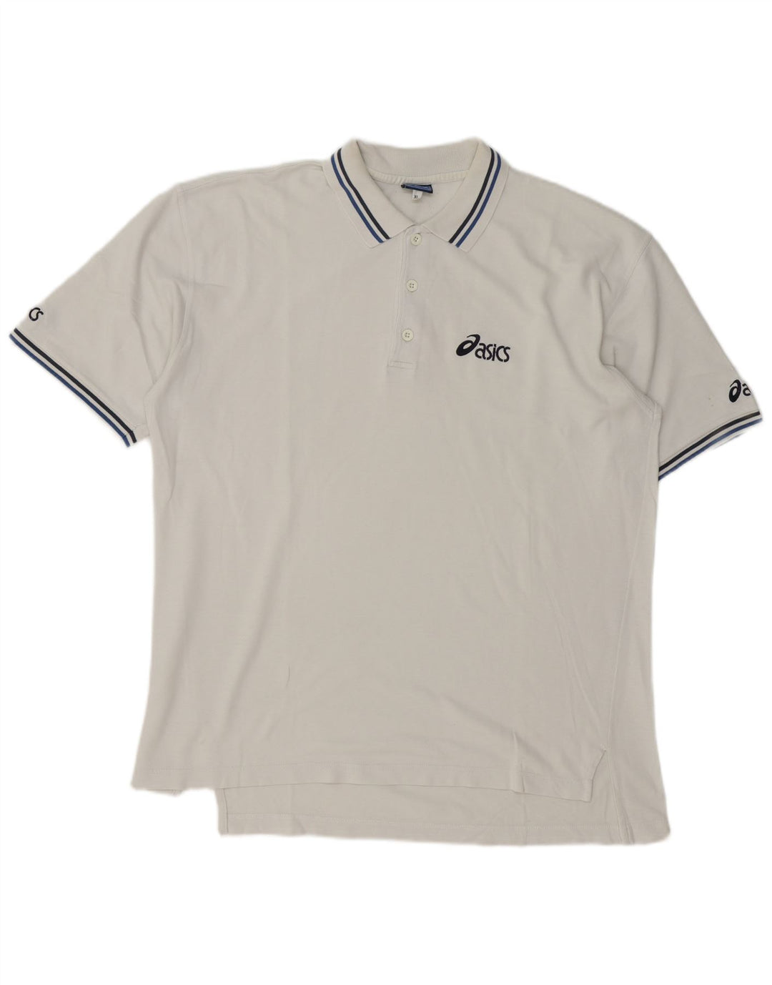 Polo Asics Uomo XL Cotone Bianco