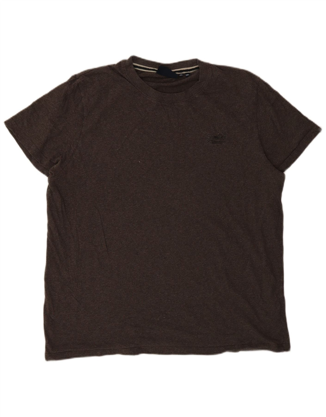T-shirt da uomo Superdry Top 2XL in cotone marrone