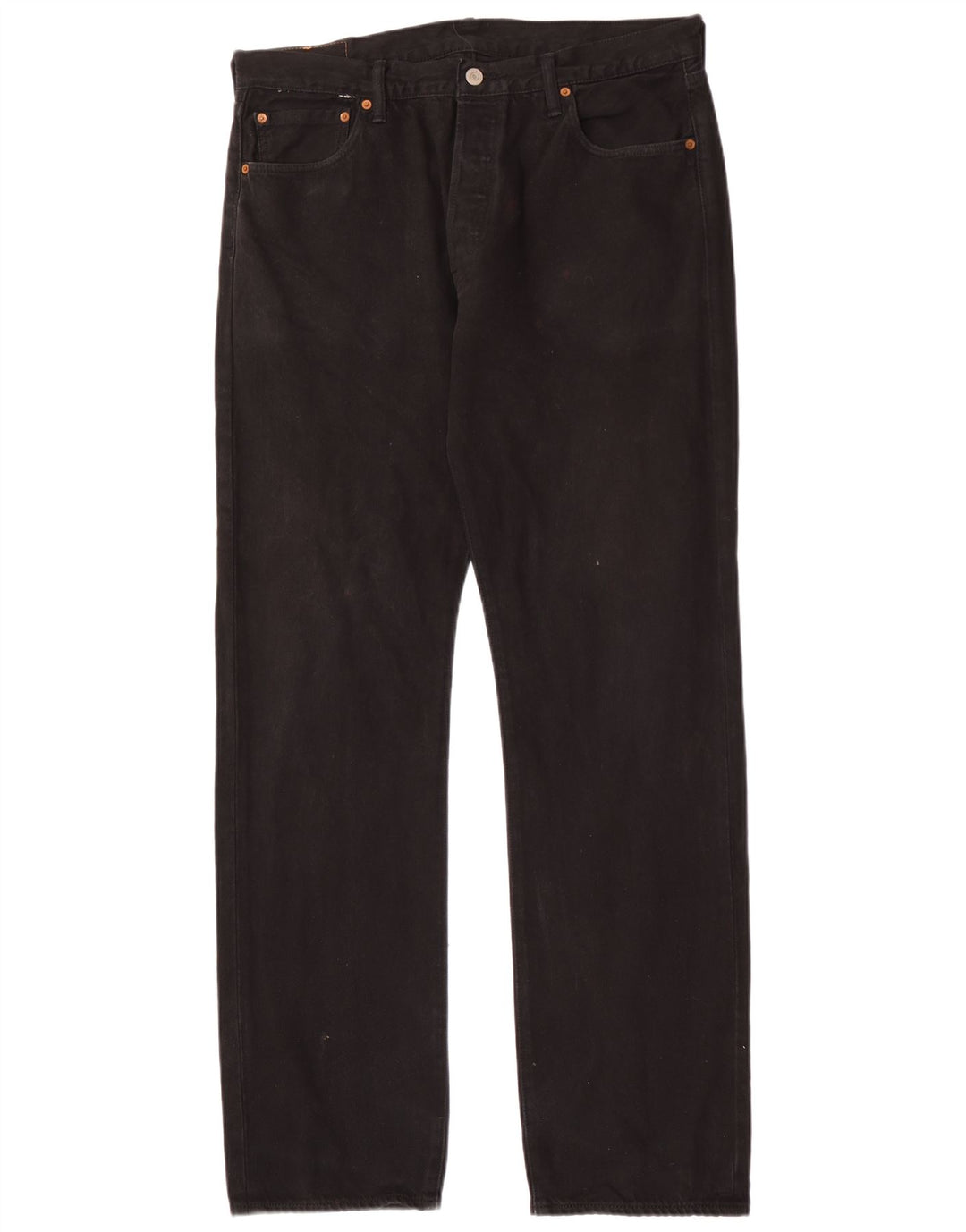 Levi's Uomo 501 Jeans dritti W32 L34 Cotone Nero