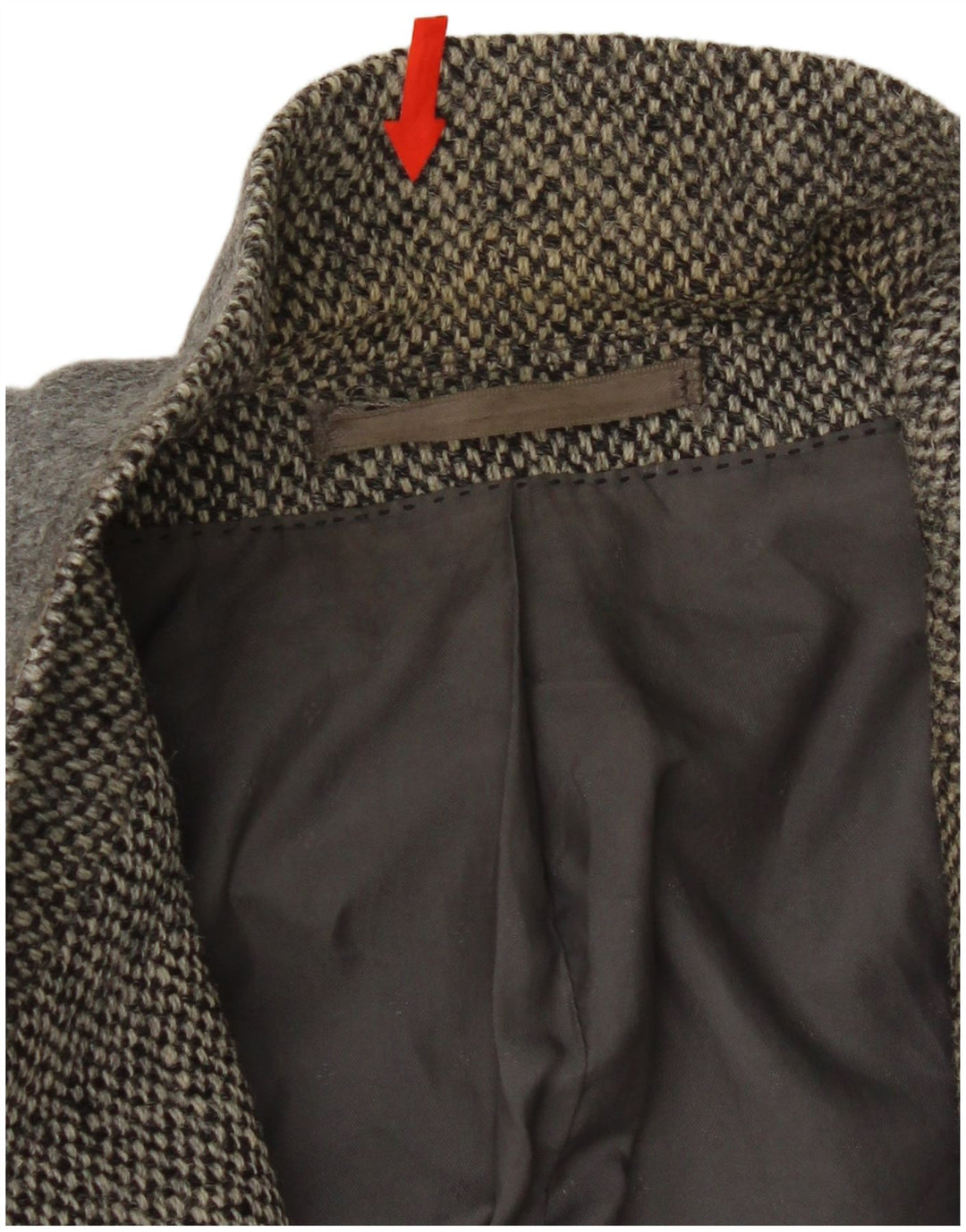 Giacca blazer da uomo in tweed Harris Centaur UK 38 grigio medio a spina di pesce
