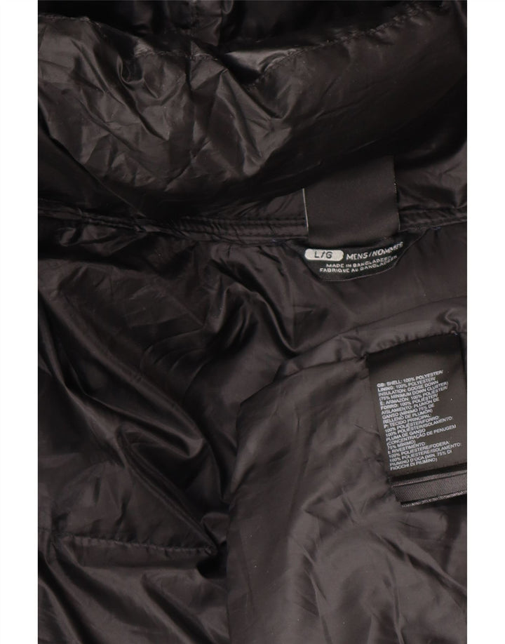 Giacca imbottita con cappuccio da uomo The North Face UK 40 grande poliestere nero