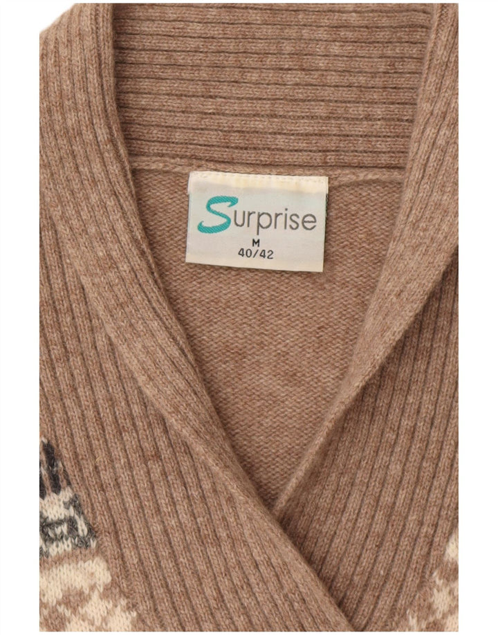 Maglione da donna SURPRISE con collo a scialle e vestibilità ampia IT 40/42 Beige medio