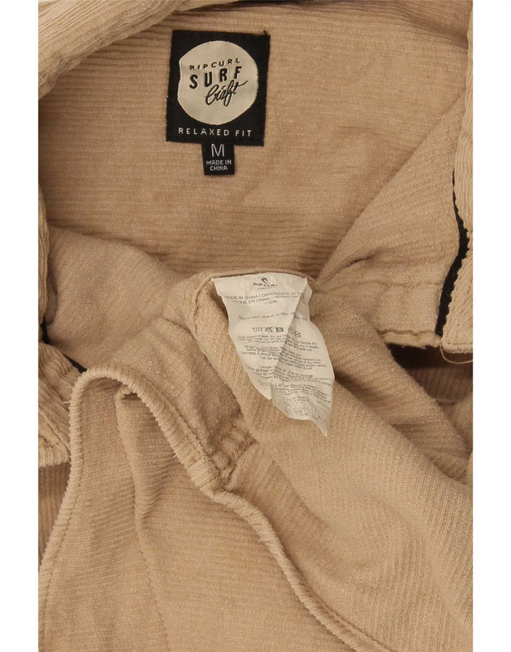 Camicia da uomo in velluto a coste Rip Curl in cotone beige medio