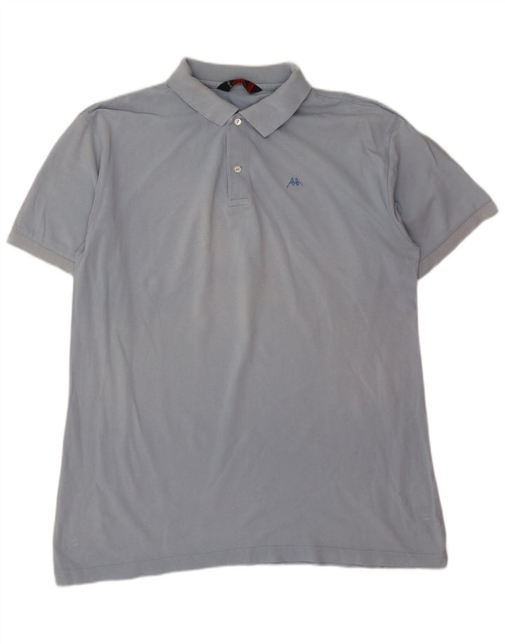 Polo Kappa Uomo 3XL Cotone Blu