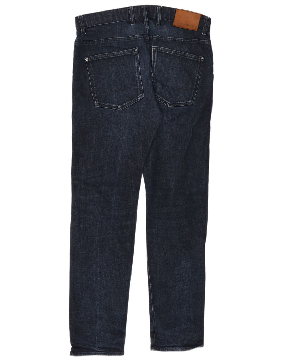 Jeans slim da uomo Ted Baker W34 L32 cotone blu navy