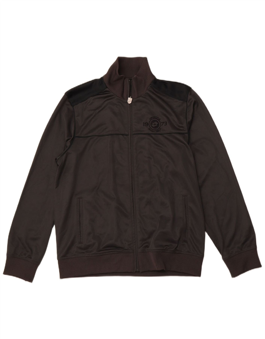 Giacca da tuta da uomo LOTTO XL Poliestere color block grigio