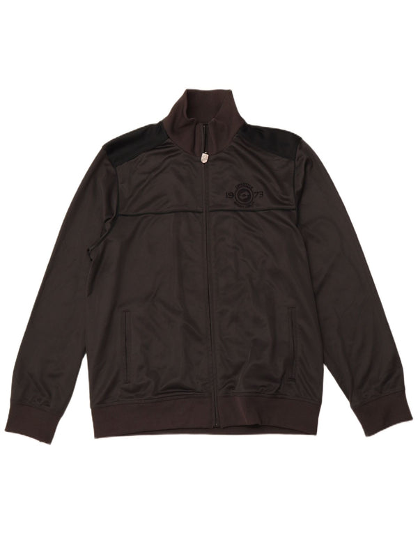 Giacca da tuta da uomo LOTTO XL Poliestere color block grigio