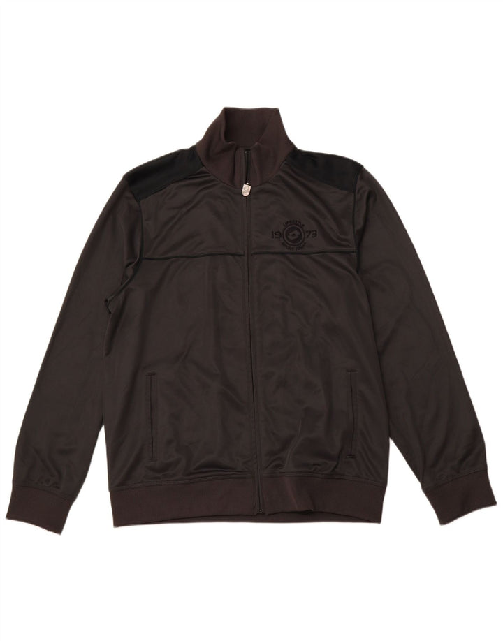 Giacca da tuta da uomo LOTTO XL Poliestere color block grigio