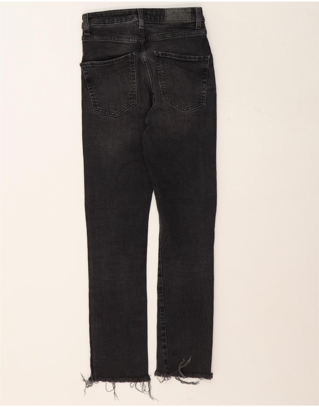 ZARA Womens Slim Jeans EU 34 2XS W24 L27 Black Vintage Zara and Second-Hand Zara from Messina Hembry 