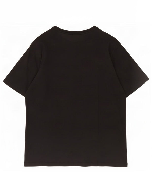 T-shirt grafica da uomo Champion Top XL in cotone nero