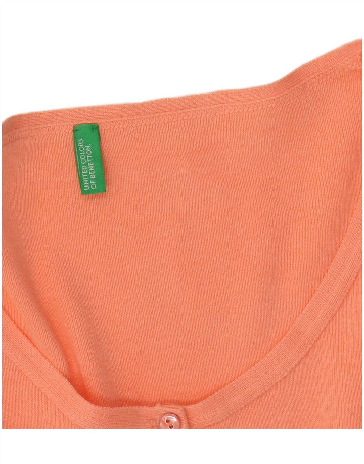 Maglione cardigan da donna BENETTON UK 10 piccolo rosa