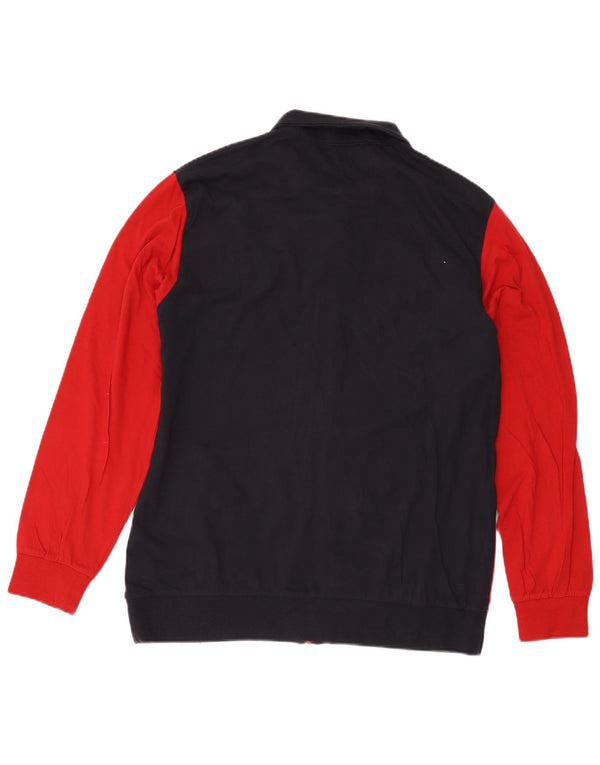 Giacca da tuta da uomo Lotto 2XL Cotone color block rosso