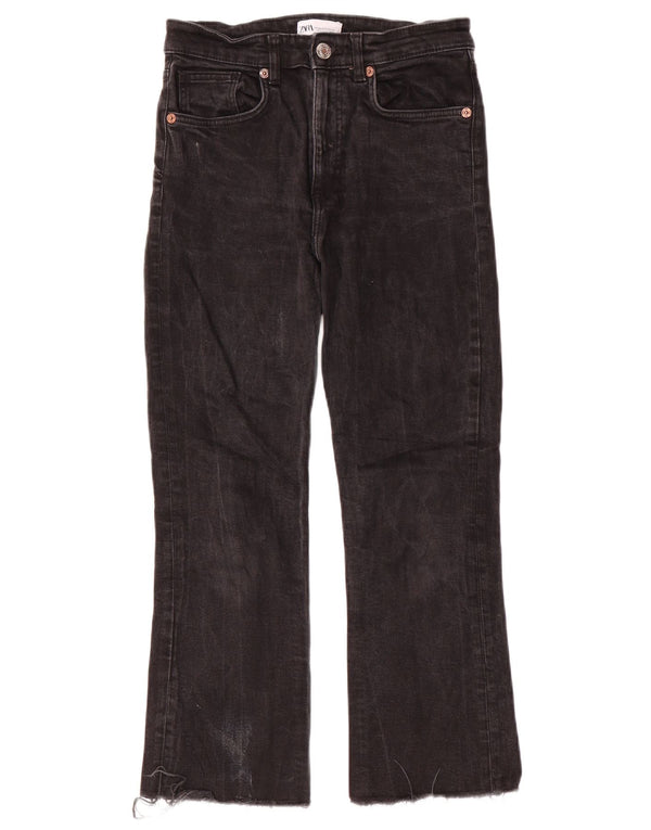 Jeans dritti da donna Zara EU 40 medi W30 L26 neri