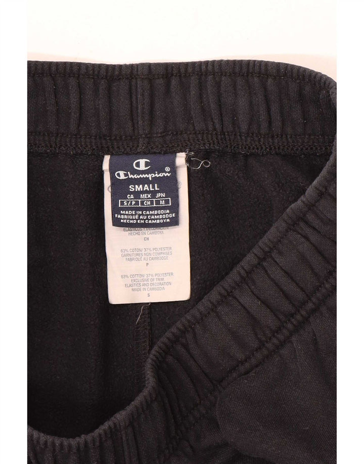 Pantaloni da tuta da uomo Champion Joggers piccoli in cotone nero