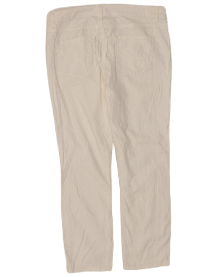 Jeans corti da donna Phase Eight UK 14 Large W32 L25 Cotone bianco