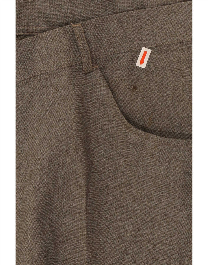 Pantaloni casual dritti da uomo Farah W38 L31 poliestere grigio