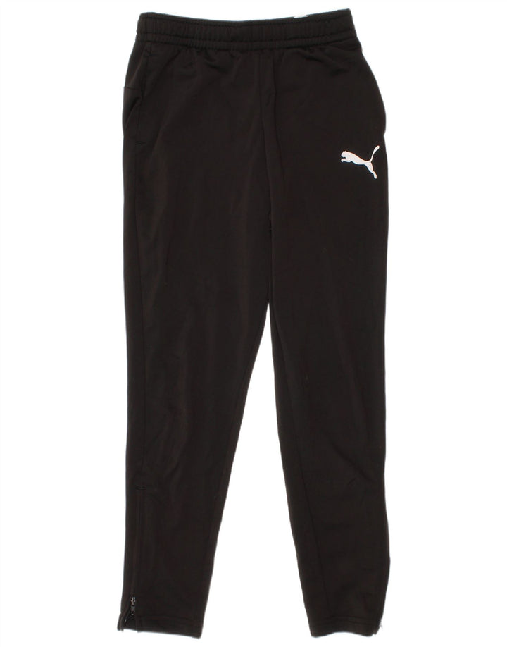 Pantaloni della tuta da ragazzo Puma 7-8 anni in poliestere nero
