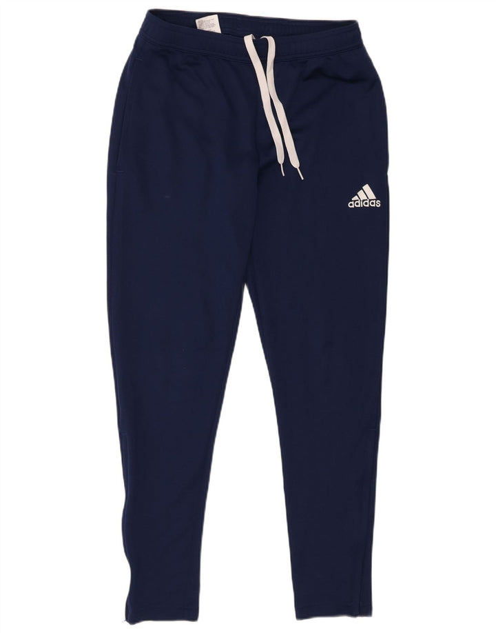Pantaloni da tuta Adidas Aeroready da uomo medio poliestere blu navy