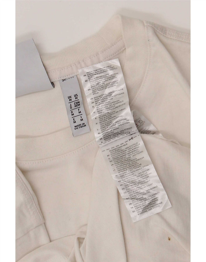 T-shirt grafica da uomo Adidas Top Medium White Sports