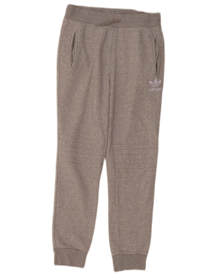 Pantaloni della tuta da ragazzo ADIDAS Joggers 13-14 anni in cotone grigio