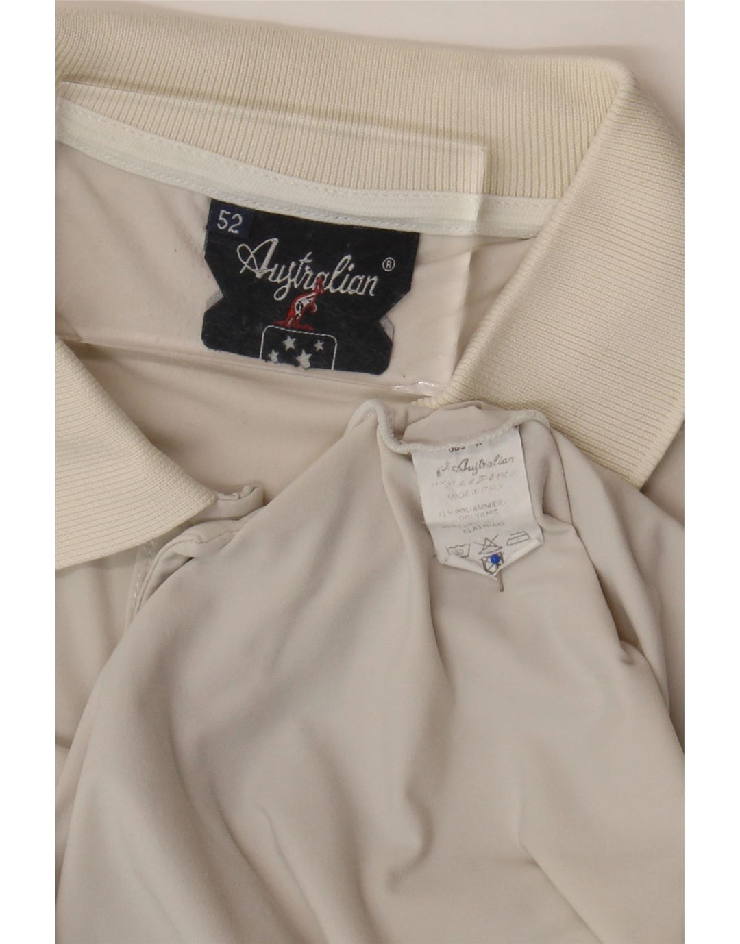 Polo Uomo AUSTRALIAN L'ALPINA IT 52 Large Beige Poliammide
