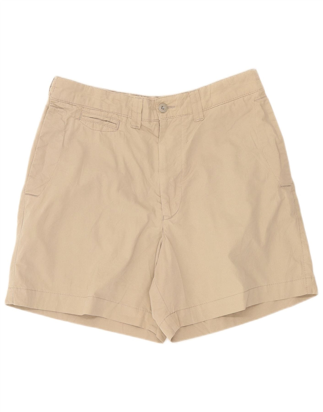 Pantaloncini chino da uomo Marks & Spencer blu Harbour medi W30 cotone beige