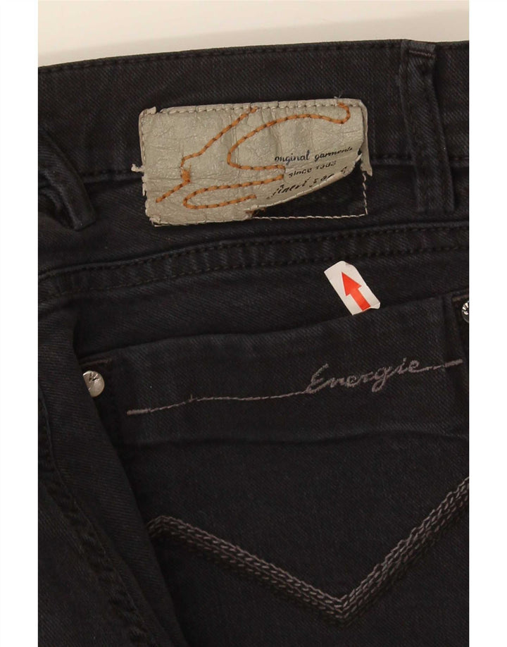 Jeans slim da donna Energie W32 L36 cotone nero