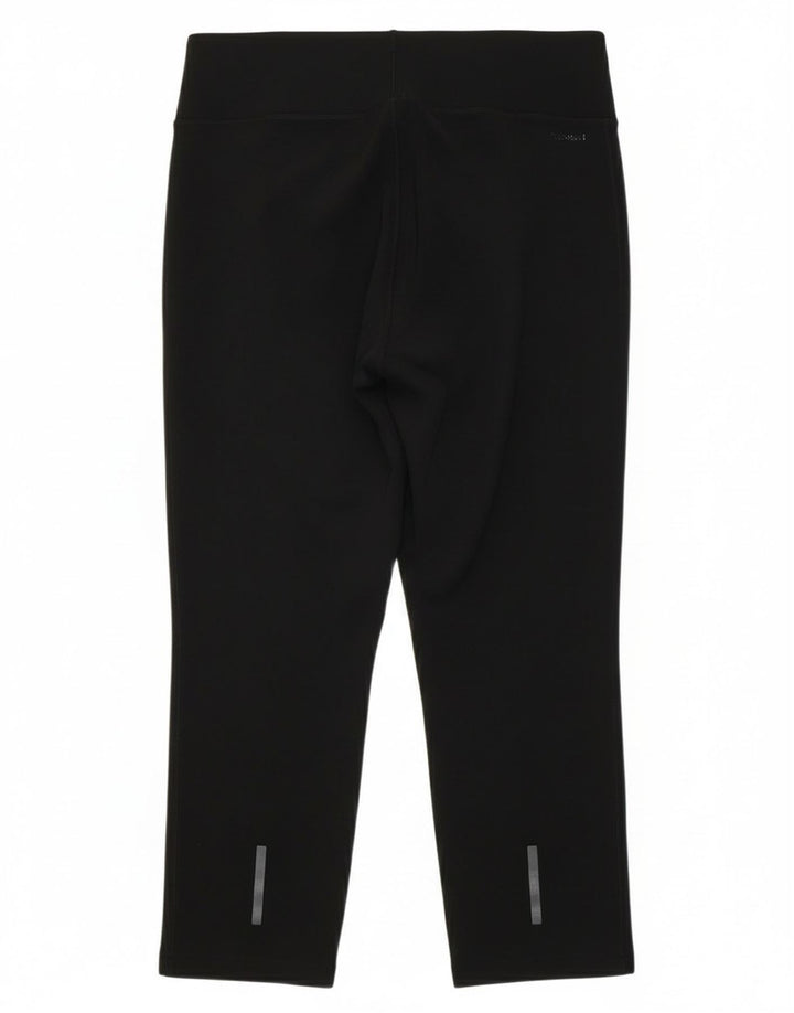 Leggings Adidas Climalite Capri da donna UK 8/10 piccolo nero