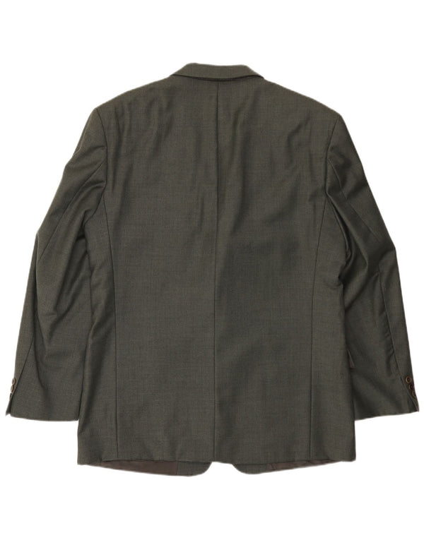 Giacca blazer da uomo a 2 bottoni Hugo Boss EU 52 XL lana grigia