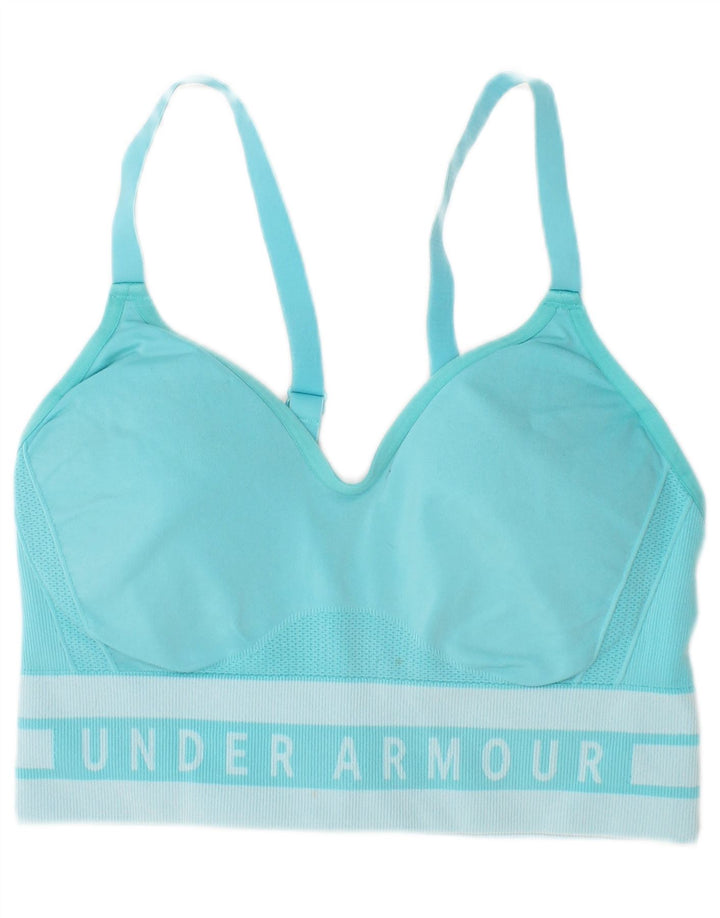 Reggiseno sportivo imbottito da donna Under Armour Top blu medio sportivo