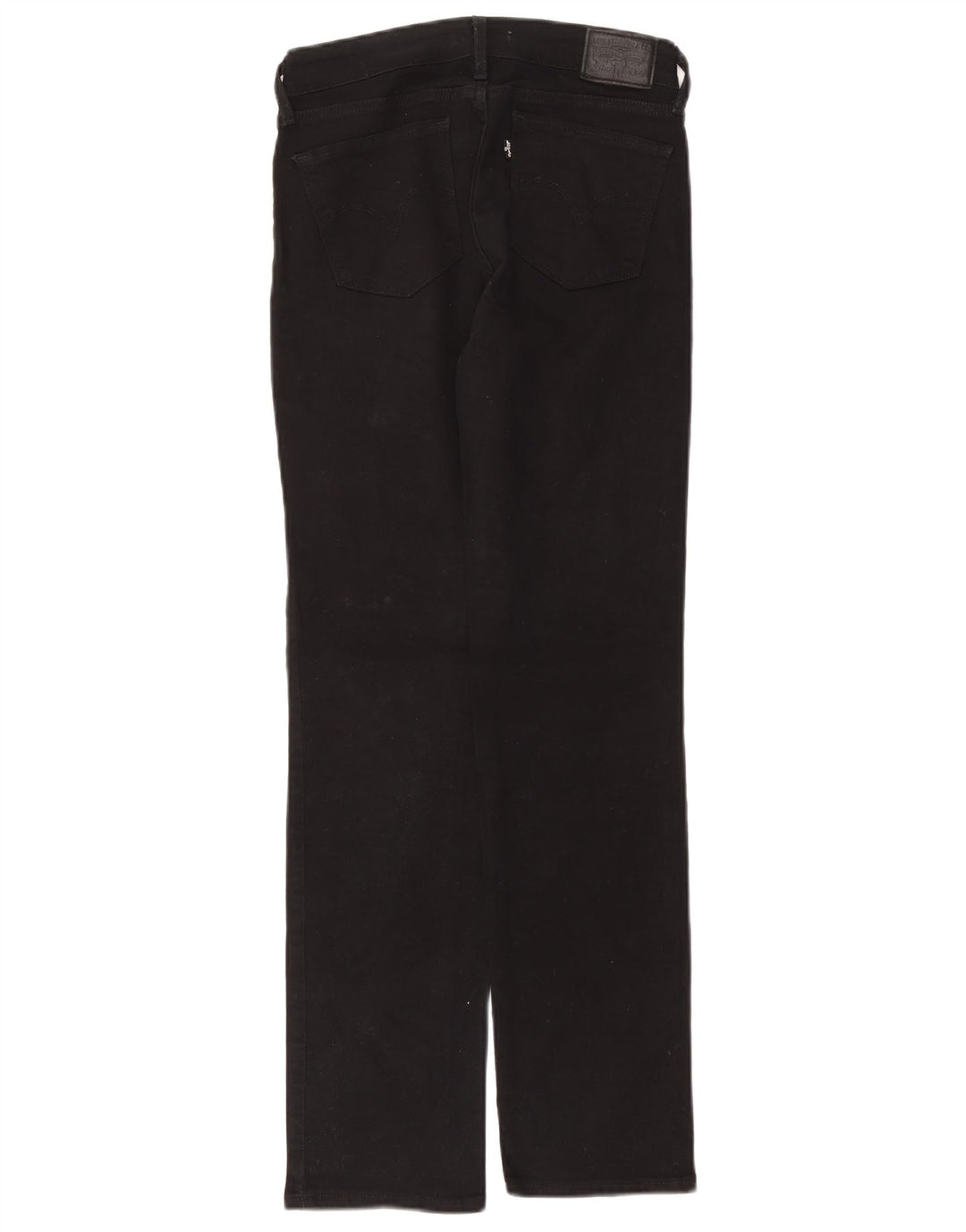 Jeans dritti Levi's 714 da donna W26 L30 cotone nero