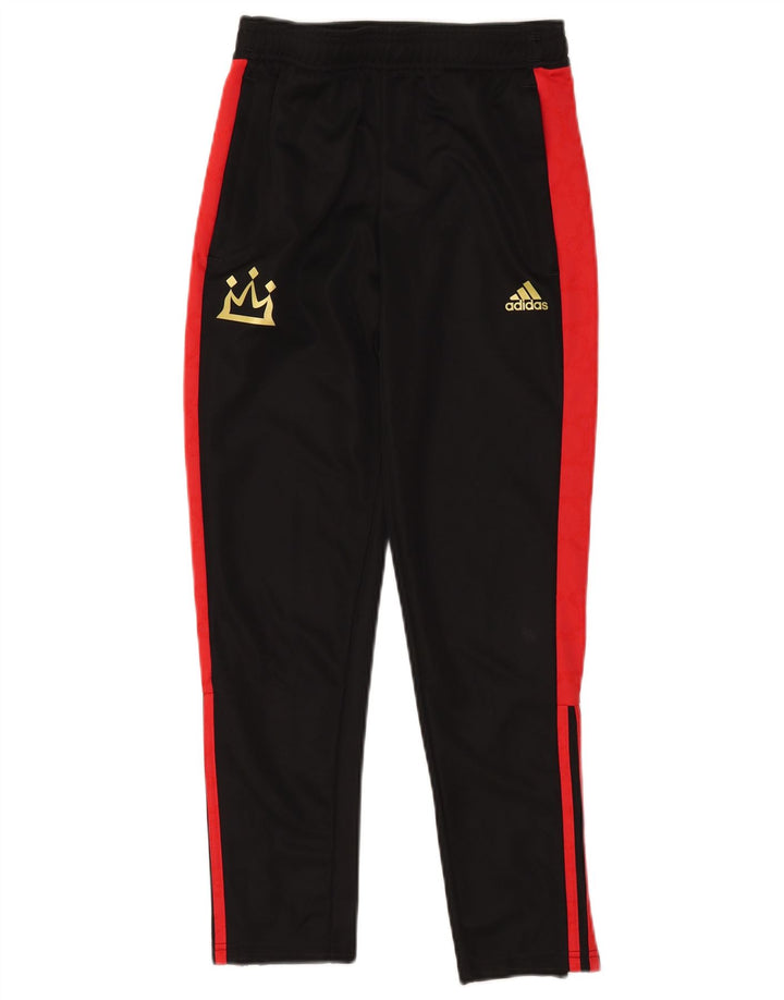Pantaloni da tuta ADIDAS Aeroready Graphic da ragazzo 11-12 anni neri