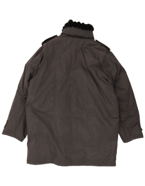Giacca Parka da uomo Blumarine UK 40 Large Nera