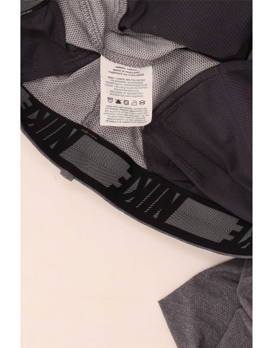 Pantaloni chino dritti Nike Dri Fit da uomo W36 L34 poliestere grigio