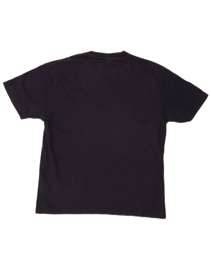 T-shirt grafica da uomo FILA Top in cotone blu navy medio