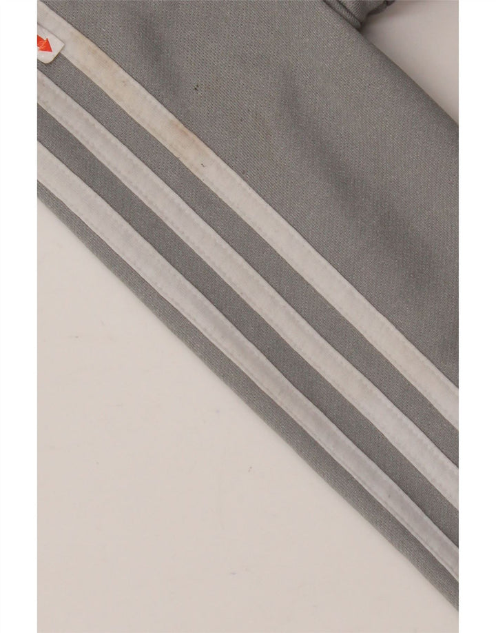 Felpa ADIDAS da bambino con grafica Aeroready, 9-10 anni, grigia