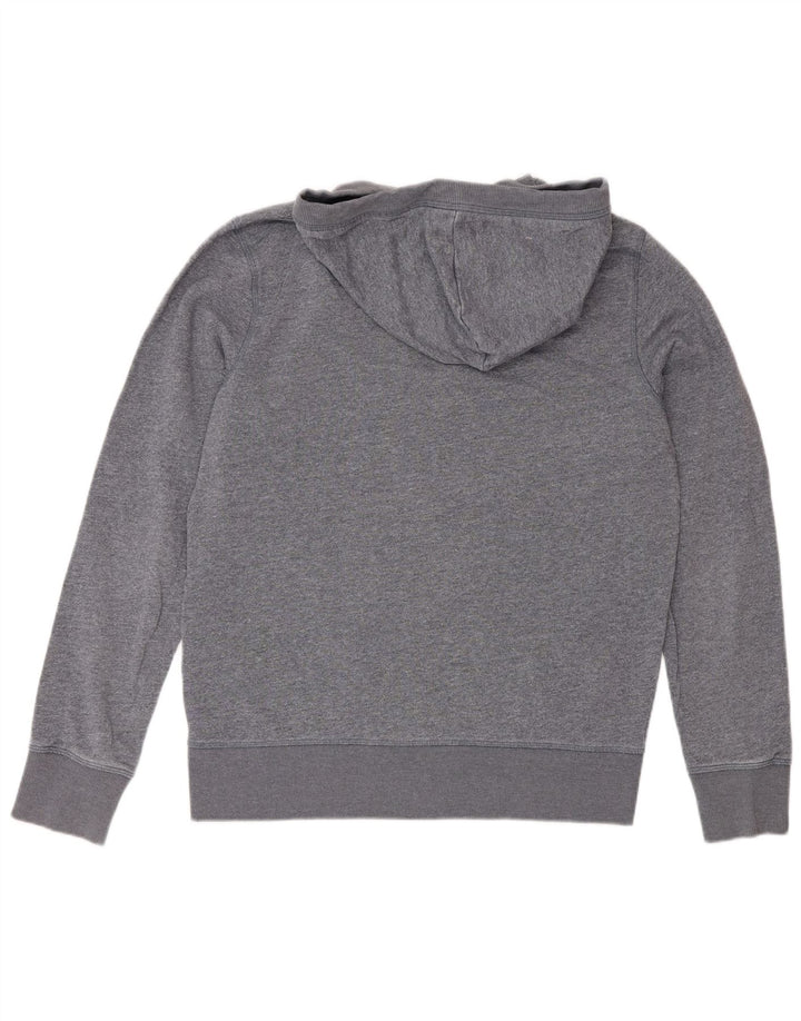 Maglione con cappuccio e zip da uomo Jack & Jones Poliestere chiazzato grigio medio