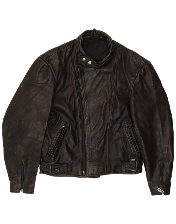 Giacca da pilota in pelle da uomo Harro IT 52 XL in pelle nera