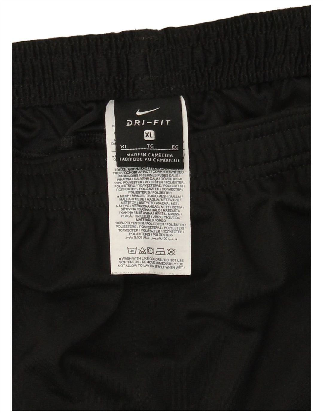 Pantaloni da tuta NIKE Dri Fit da uomo XL poliestere nero