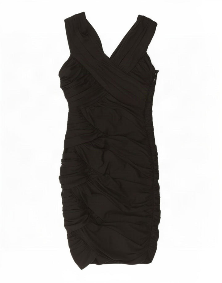 Abito aderente senza maniche da donna Phase Eight UK 12 Poliestere nero medio