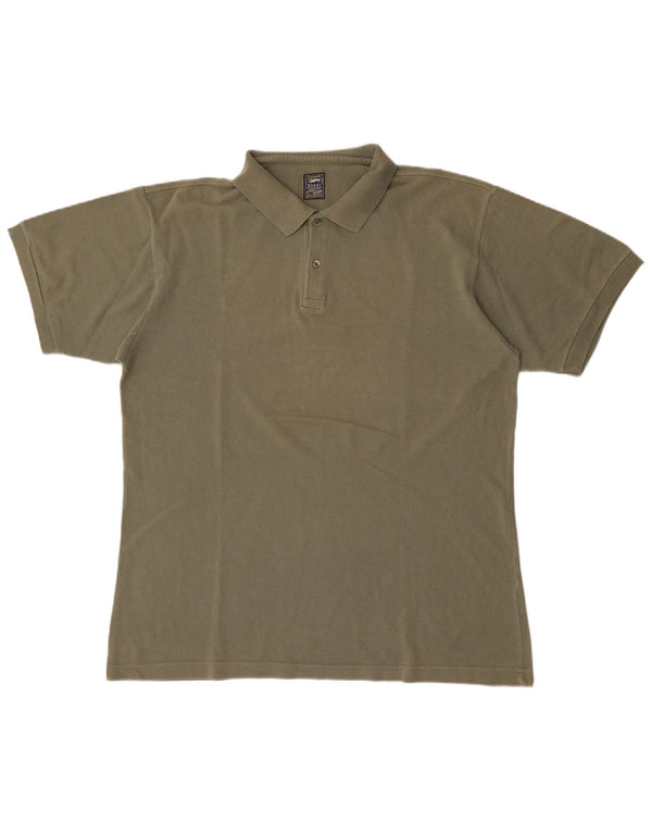 Polo da uomo Boggi XL in cotone kaki