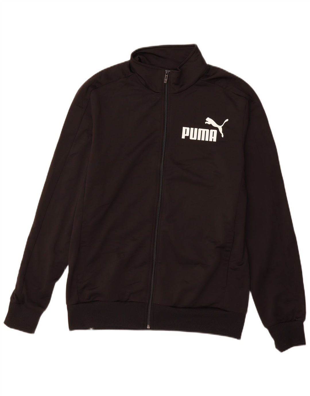 Giacca da ginnastica grafica da uomo PUMA, media, in poliestere nero
