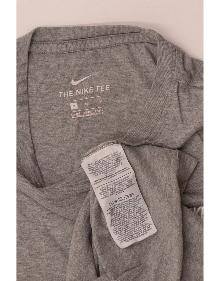 T-shirt da uomo Nike Top in cotone grigio medio