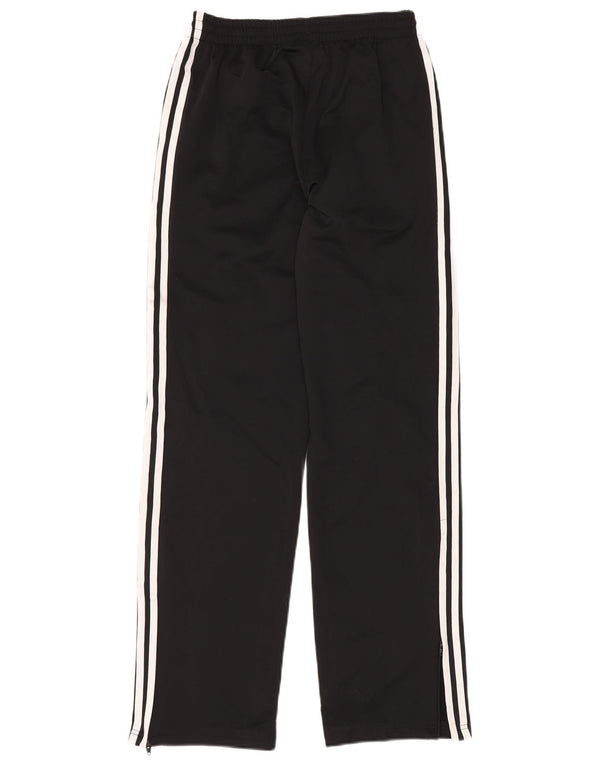 Pantaloni della tuta da donna Adidas UK 10 piccoli poliestere nero