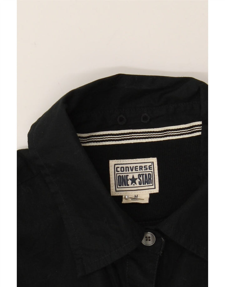 CONVERSE Womens Shirt UK 14 Medium Black Cotton Vintage Converse and Second-Hand Converse from Messina Hembry 