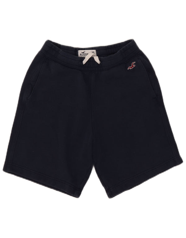 Pantaloncini sportivi da uomo Hollister XS blu navy in cotone