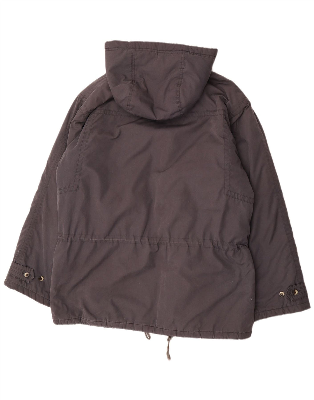 Cappotto imbottito con cappuccio da uomo Leader UK 42 XL poliestere grigio