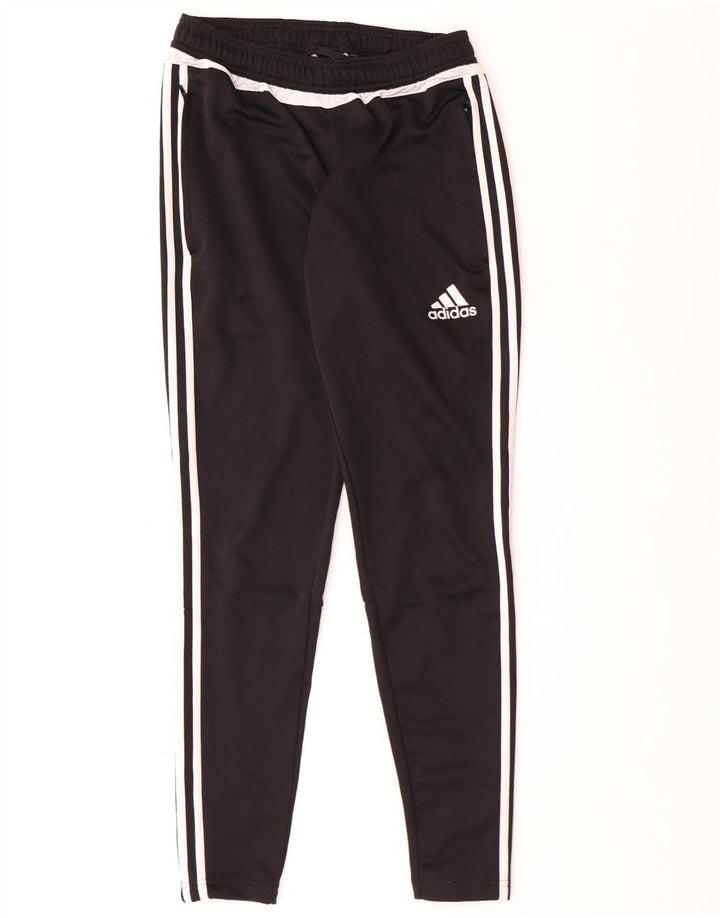Pantaloni da tuta ADIDAS Climacool da uomo piccoli in poliestere nero