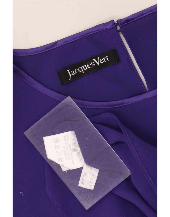 JACQUES VERT Womens Blouse Top UK 16 Large Purple Polyester Vintage Jacques Vert and Second-Hand Jacques Vert from Messina Hembry 