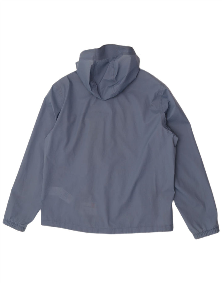 Giacca antipioggia con cappuccio da uomo Timberland UK 40 Large Blu Nylon